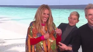 Julia Roberts' Hilarious TV Surprise Features Dermot Mulroney, Fake Boobs and a Pie