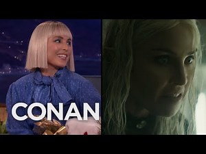 Noomi Rapace On Her Badass Elf Character In “Bright" - CONAN on TBS