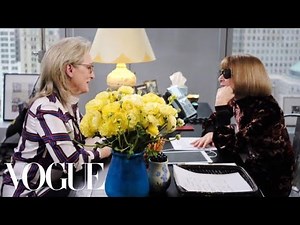 Meryl Streep Meets Anna Wintour at Vogue