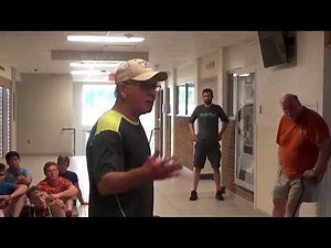 Dan Gable returns to his high school alma mater to speak to campers
